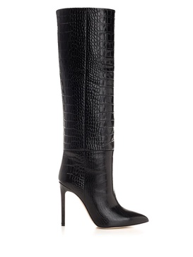 Embossed Leather Boots