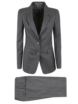 Pinstripe Two-button Suit