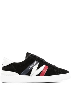 Monaco M Leather-Trimmed Suede Sneakers