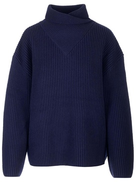 High-neck Knitted Jumper