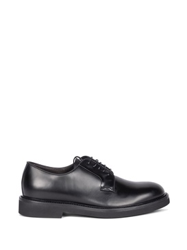 Black Leather Derby