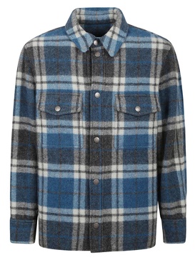 Alanui Checkered Button-Up Shirt