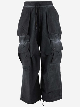 Cotton Blend Cargo Pants