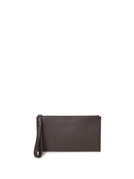 Micron Ebano Leather Clutch