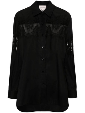 Black Poplin Shirt