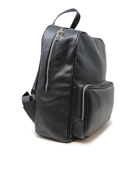 Avenue 67 London Black Leather Backpack