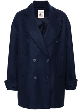 Plain Cloth Caban Coat