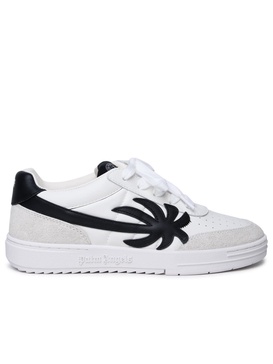 'palm Beach University' White Leather Sneakers