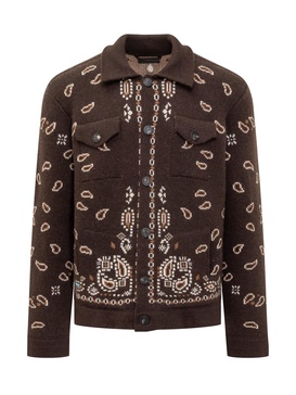 Alanui All-Over Patterned Long-Sleeved Jacket