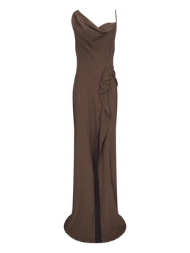 Dries Van Noten Ruffle Detailed Maxi Dress