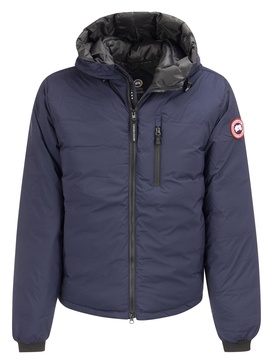 Canada Goose Lodge Hooded Down Jacket With Matt Finish