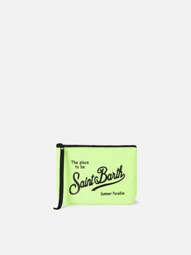 Aline Terry Fluo Yellow Pochette