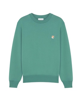 Maison Kitsuné Fox Patch Crewneck Sweatshirt