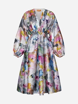 Veroma Floral Jacquard Dress