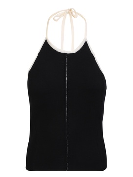 Halterneck Black Top