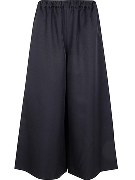 Elasticated Waist Wide-leg Pants