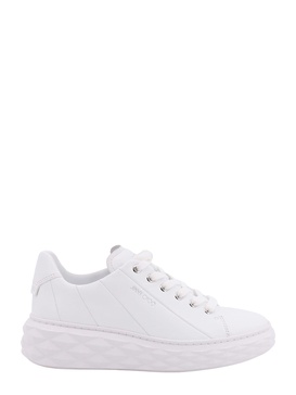 White Diamond Light Maxi Leather Sneakers