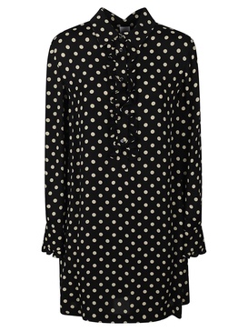 Dotted Print Dress