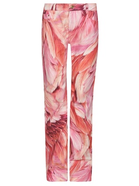 Feather Print Trousers