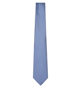 Light Blue Woven Jacquard Tie