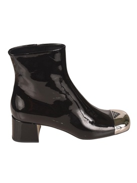 Modellerie Metal-Tipped Leather Ankle Boots