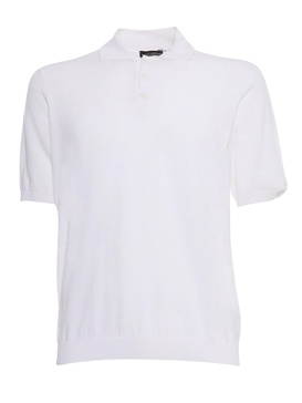 White Cotton Polo