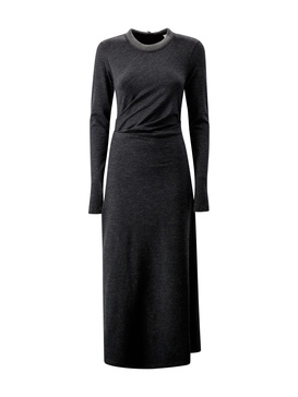 Draped Jersey Maxi Dress