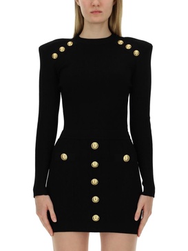 Balmain Jersey With Iconic Buttons