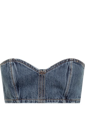 Bandeau Denim Top