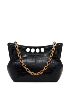 Alexander McQueen Chain-Link Open Top Shoulder Bag