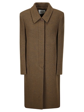 Fluffy Wool Single Mac Coat