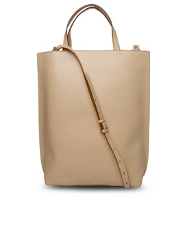 Ganni Cream Lear Bag