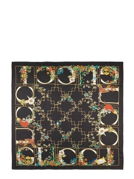 Gucci Cruise Logo Silk Foulard