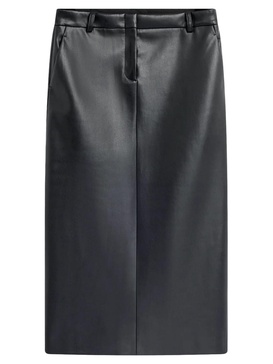 Eco-leather Longuette Skirt