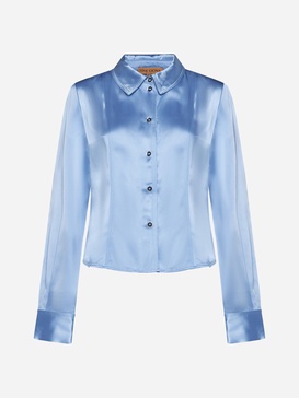 Shane Viscose Satin Shirt