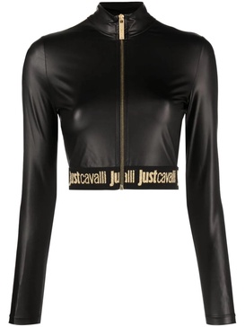 Just Cavalli Top With Zip And Long Sleeves