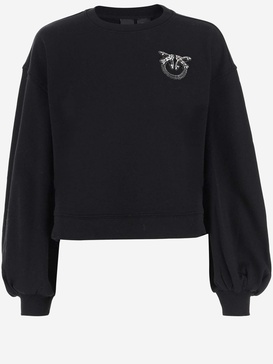 Pinko Cotton Sweatshirt With Logo