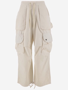 Cotton Blend Cargo Pants