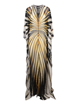 Ray Of Gold Gold Kaftan Dress