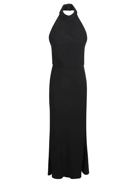 Alexander Mcqueen Open Back Strapless Maxi Dress