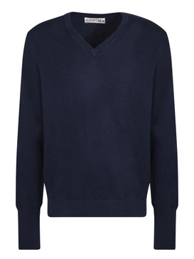 V-neck Dark Blue Jumper