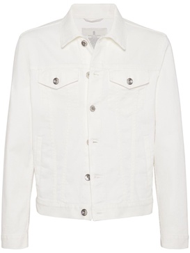 BRUNELLO CUCINELLI White Men's 2024 Spring/Summer Jacket