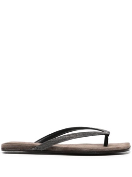 BRUNELLO CUCINELLI Stylish Women's Black Sandals for 2024