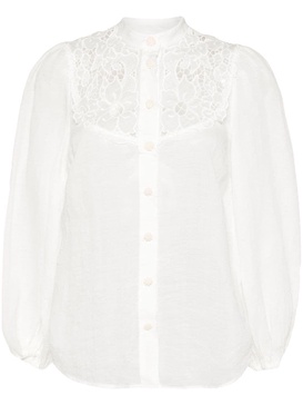 ZIMMERMANN Elegant Ramie Button-Up Shirt for Women