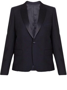 CELINE Sophisticated Tuxedo Jacket in Premium Wool