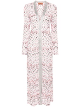 MISSONI Zigzag Maxi Cardi Jacket for Women - SS24 Collection