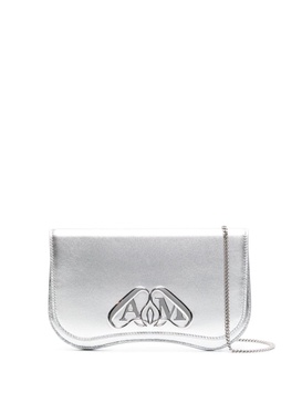 ALEXANDER MCQUEEN 24SS Women's Light Silver Messenger Bag