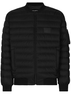 Dolce & Gabbana Men's Logo-applied Puffer Jacket