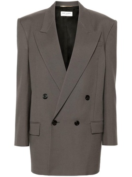 Saint Laurent Wool Gabardine Jacket Clothing