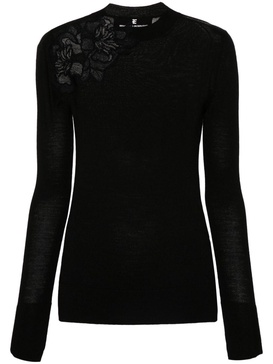 Ermanno Scervino Embroidered Wool Sweater